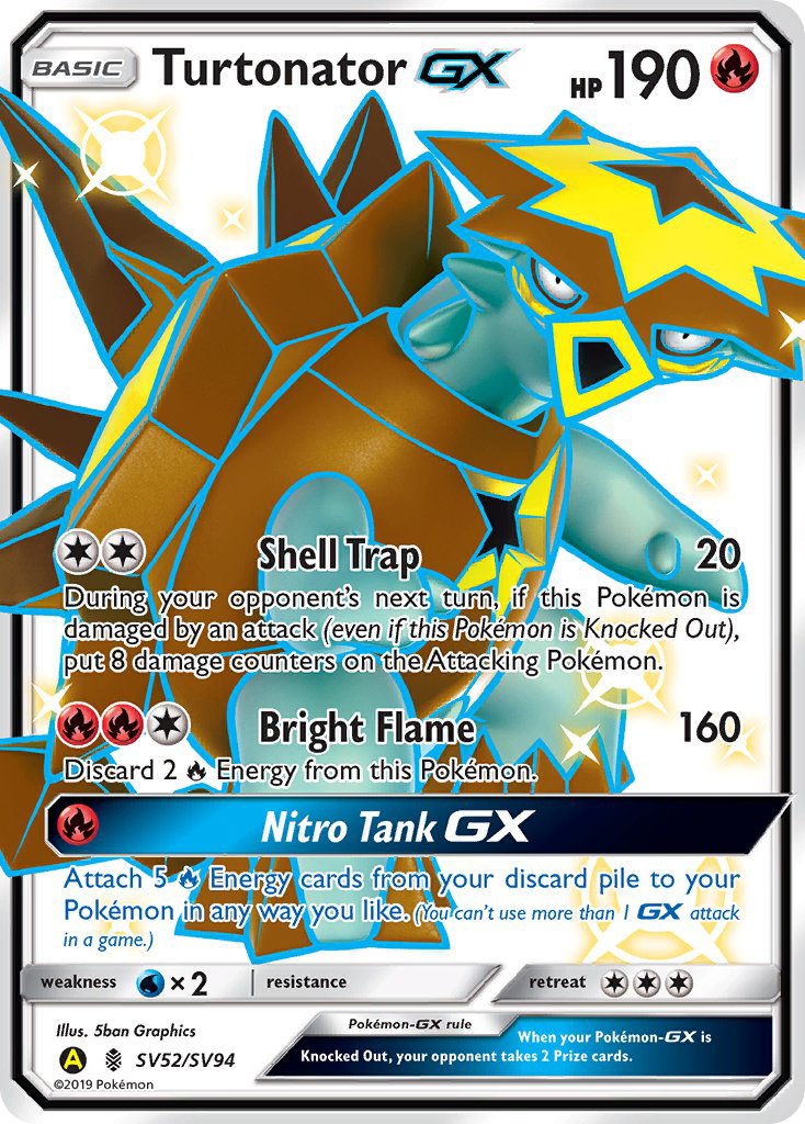 Turtonator GX (SV52/SV94) [Sun & Moon: Hidden Fates - Shiny Vault] | Play N Trade Winnipeg