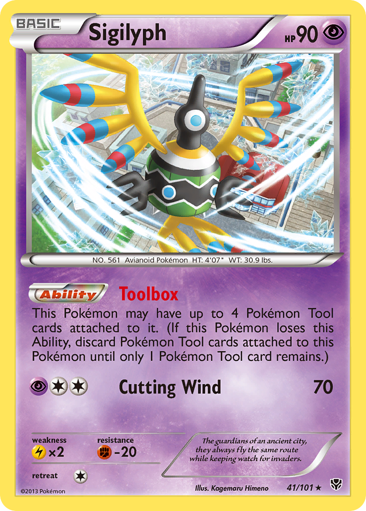 Sigilyph (41/101) [Black & White: Plasma Blast] | Play N Trade Winnipeg