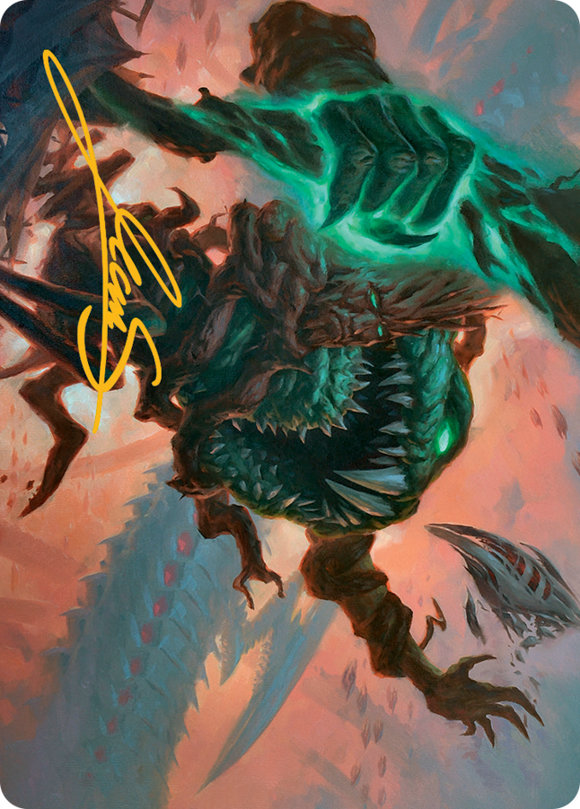 Yargle and Multani Art Card (Gold-Stamped Signature) [March of the Machine Art Series] | Play N Trade Winnipeg