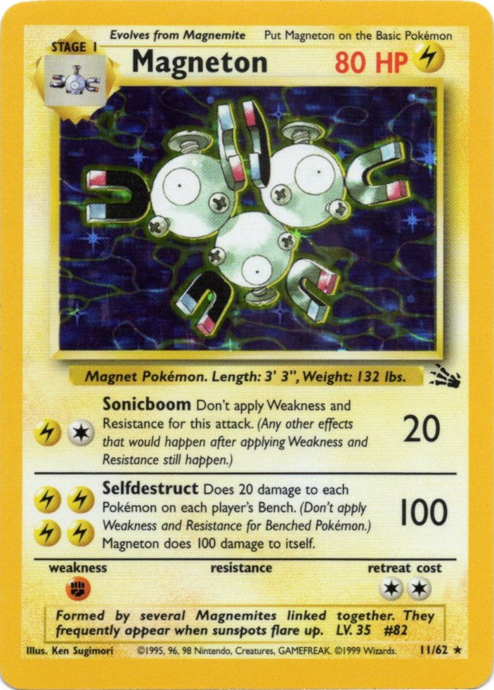 Magneton (11/62) [Fossil Unlimited] | Play N Trade Winnipeg