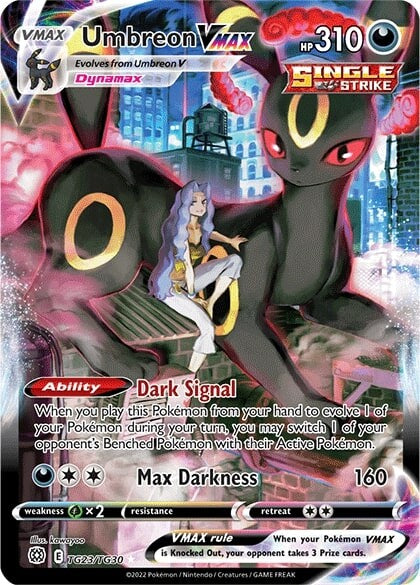 Umbreon VMAX (TG23/TG30) [Sword & Shield: Brilliant Stars] | Play N Trade Winnipeg