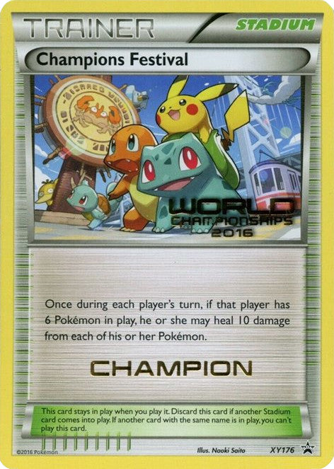 Champions Festival (XY176) (2016 Champion) [XY: Black Star Promos] | Play N Trade Winnipeg