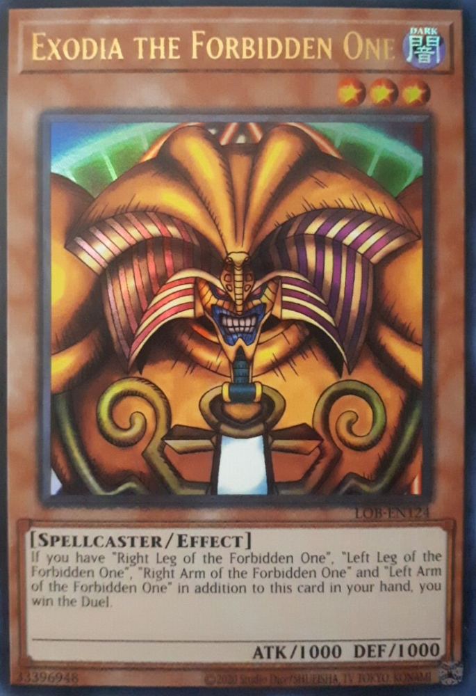 Exodia the Forbidden One (25th Anniversary) [LOB-EN124] Ultra Rare | Play N Trade Winnipeg