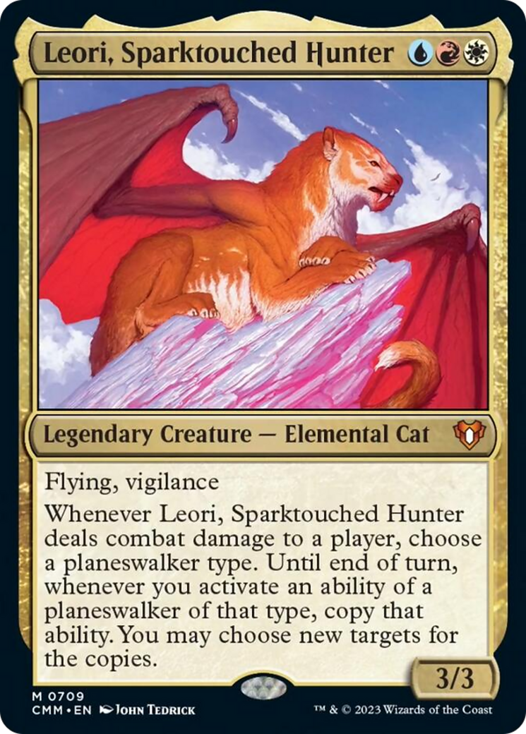 Leori, Sparktouched Hunter [Commander Masters] | Play N Trade Winnipeg