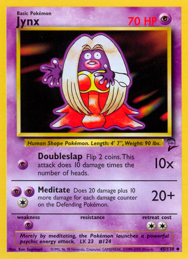 Jynx (45/130) [Base Set 2] | Play N Trade Winnipeg