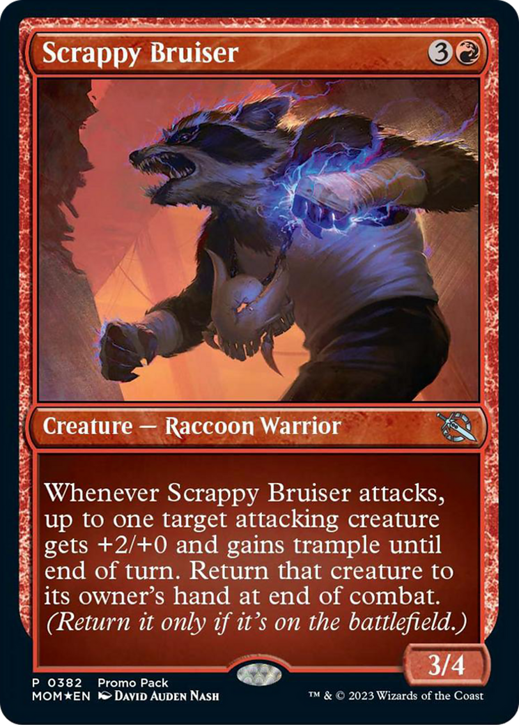 Scrappy Bruiser (Promo Pack) [March of the Machine Promos] | Play N Trade Winnipeg