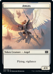 Saproling // Angel Double-sided Token [Double Masters 2022 Tokens] | Play N Trade Winnipeg