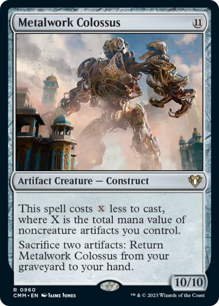 Metalwork Colossus [Commander Masters] | Play N Trade Winnipeg