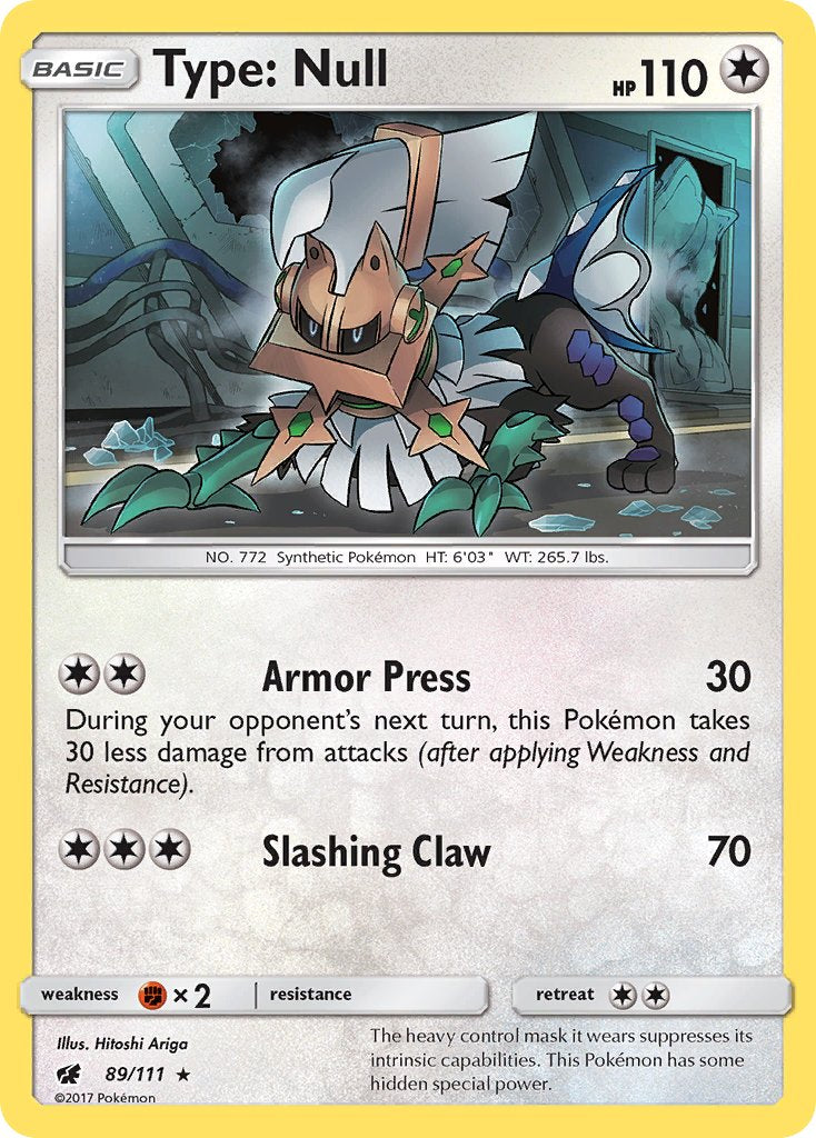 Type: Null (89/111) (Theme Deck Exclusive) [Sun & Moon: Crimson Invasion] | Play N Trade Winnipeg