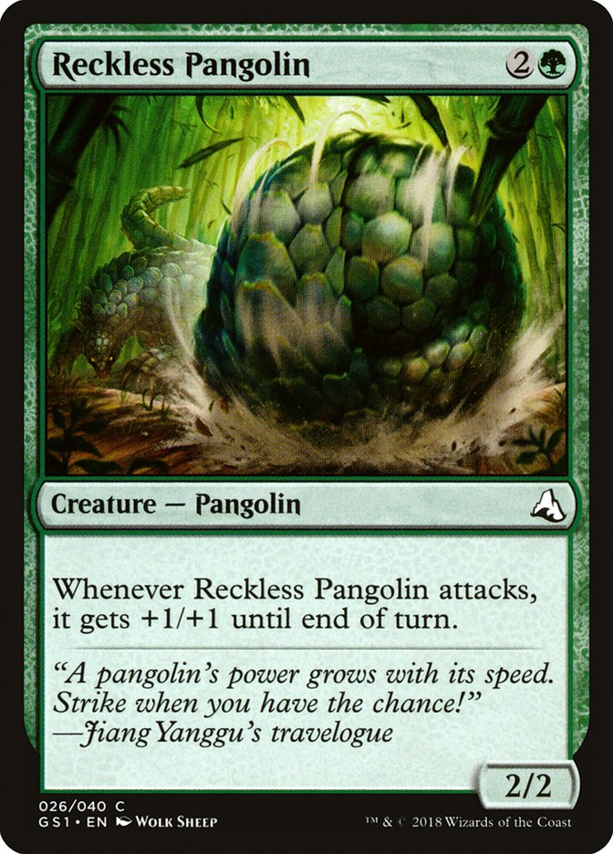 Reckless Pangolin [Global Series Jiang Yanggu & Mu Yanling] | Play N Trade Winnipeg