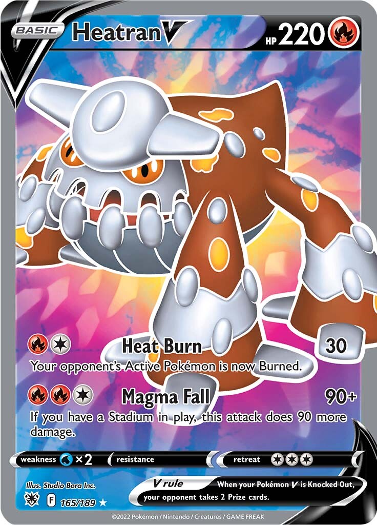 Heatran V (165/189) [Sword & Shield: Astral Radiance] | Play N Trade Winnipeg