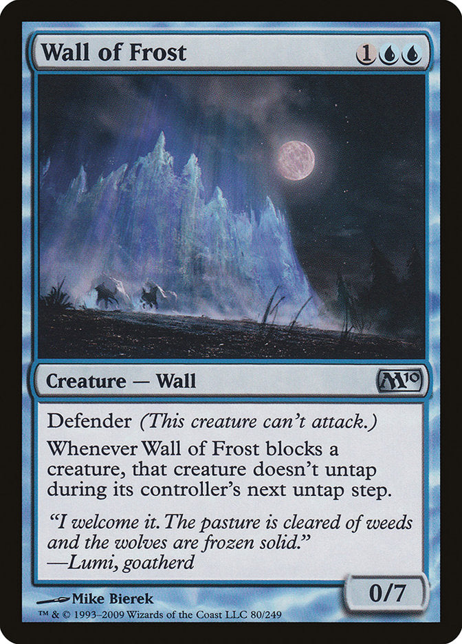 Wall of Frost [Magic 2010] | Play N Trade Winnipeg