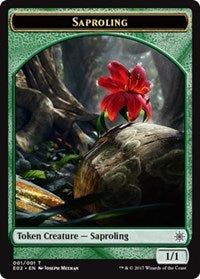Saproling // Treasure (007) Double-sided Token [Explorers of Ixalan Tokens] | Play N Trade Winnipeg