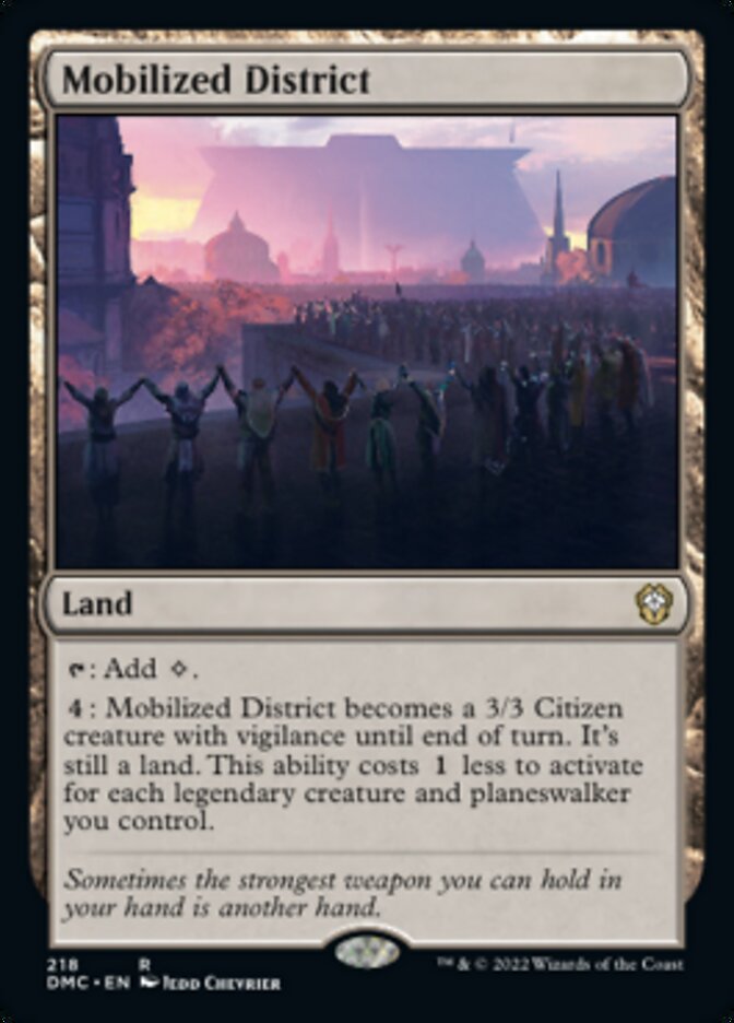 Mobilized District [Dominaria United Commander] | Play N Trade Winnipeg