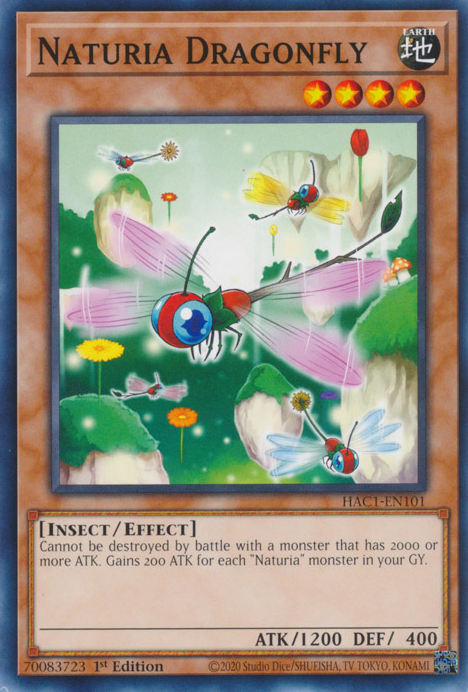 Naturia Dragonfly [HAC1-EN101] Common | Play N Trade Winnipeg