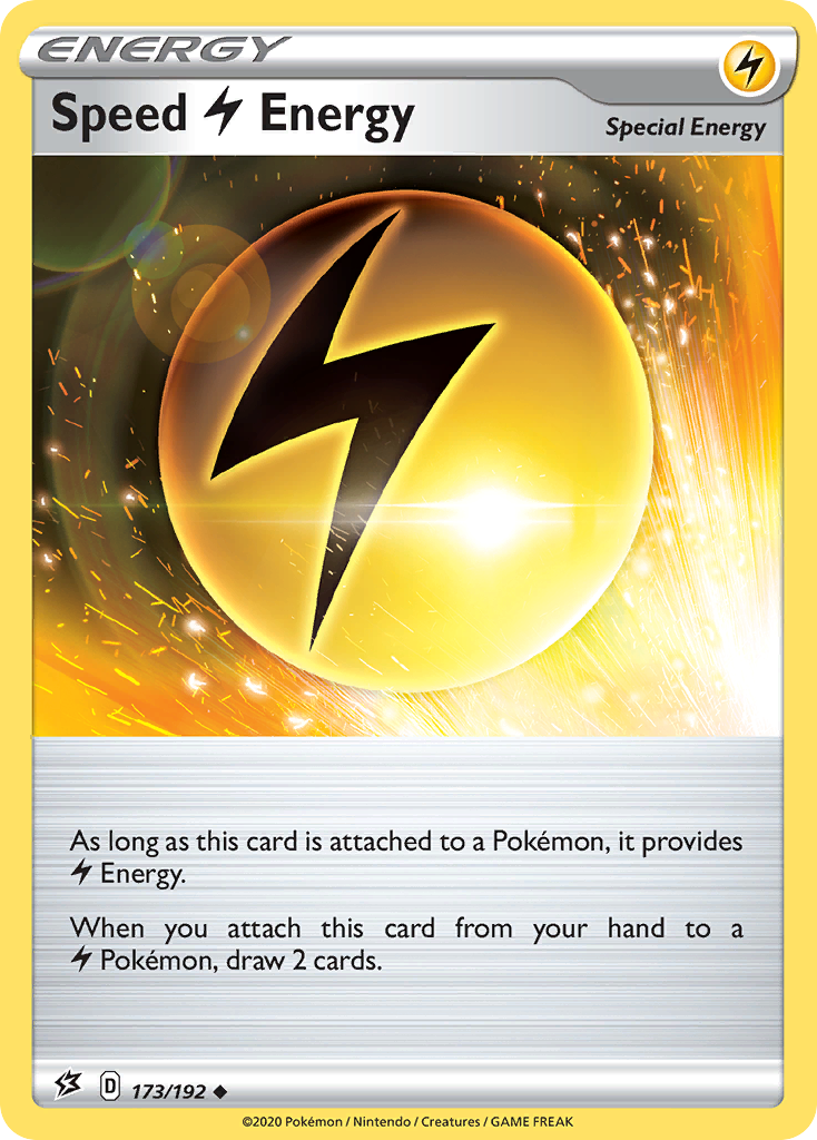 Speed Lightning Energy (173/192) [Sword & Shield: Rebel Clash] | Play N Trade Winnipeg