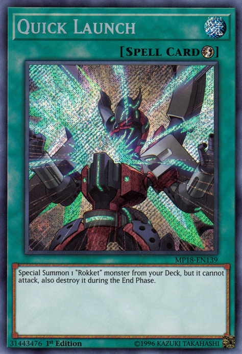 Quick Launch [MP18-EN139] Secret Rare | Play N Trade Winnipeg
