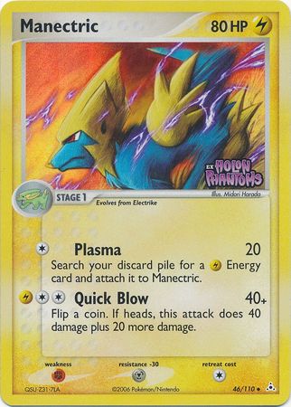 Manectric (46/110) (Stamped) [EX: Holon Phantoms] | Play N Trade Winnipeg