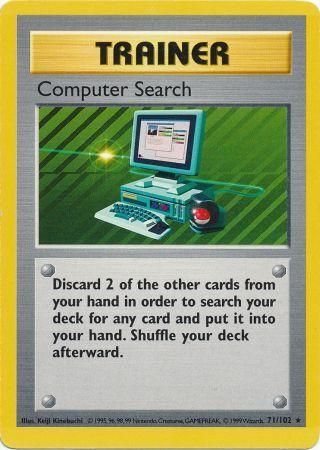 Computer Search (71/102) [Base Set Shadowless Unlimited] | Play N Trade Winnipeg