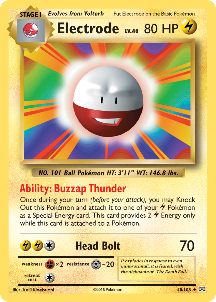 Electrode (40/108) [XY: Evolutions] | Play N Trade Winnipeg