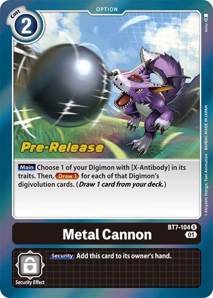 Metal Cannon [BT7-104] [Next Adventure Pre-Release Cards] | Play N Trade Winnipeg