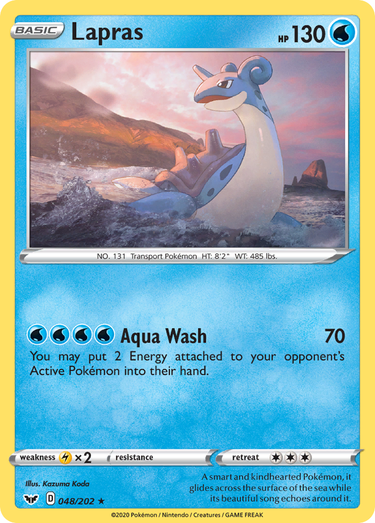 Lapras (048/202) [Sword & Shield: Base Set] | Play N Trade Winnipeg