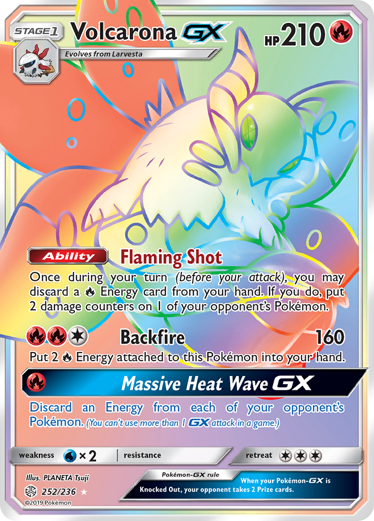 Volcarona GX (252/236) [Sun & Moon: Cosmic Eclipse] | Play N Trade Winnipeg