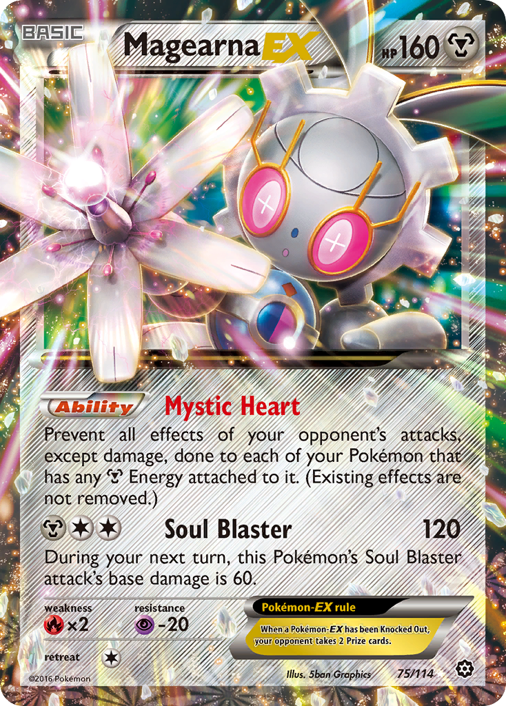 Magearna EX (75/114) [XY: Steam Siege] | Play N Trade Winnipeg