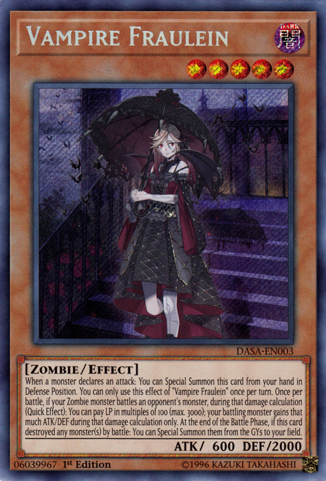 Vampire Fraulein [DASA-EN003] Secret Rare | Play N Trade Winnipeg