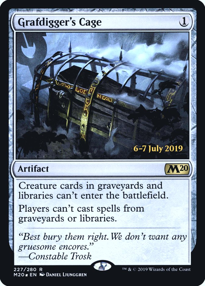 Grafdigger's Cage  [Core Set 2020 Prerelease Promos] | Play N Trade Winnipeg