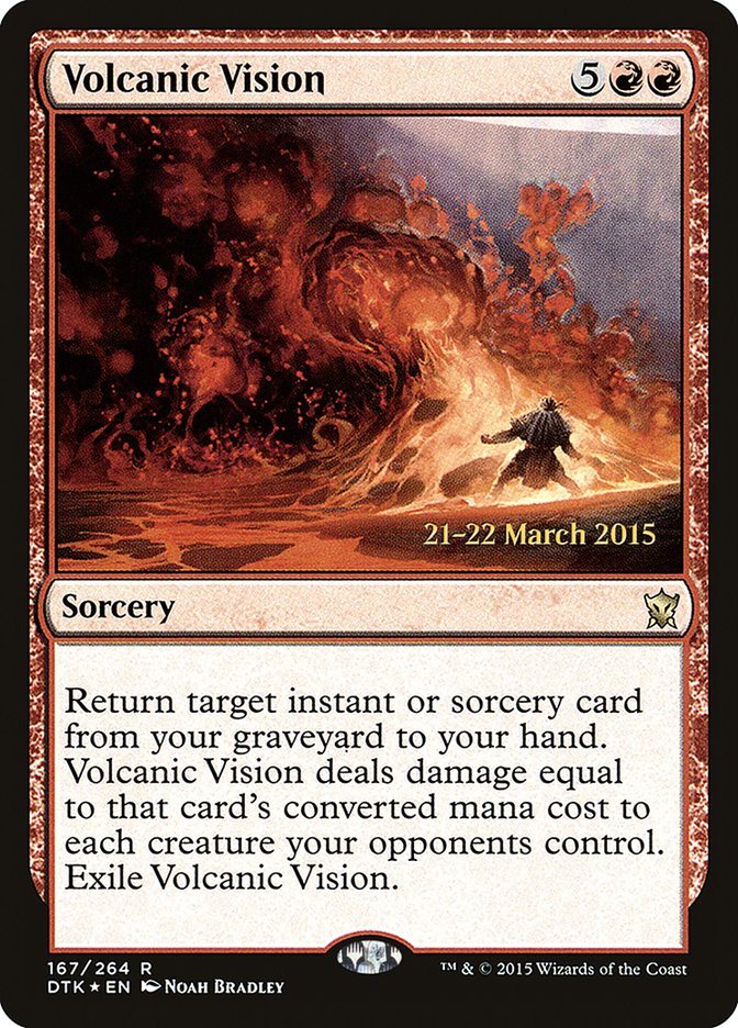 Volcanic Vision  [Dragons of Tarkir Prerelease Promos] | Play N Trade Winnipeg