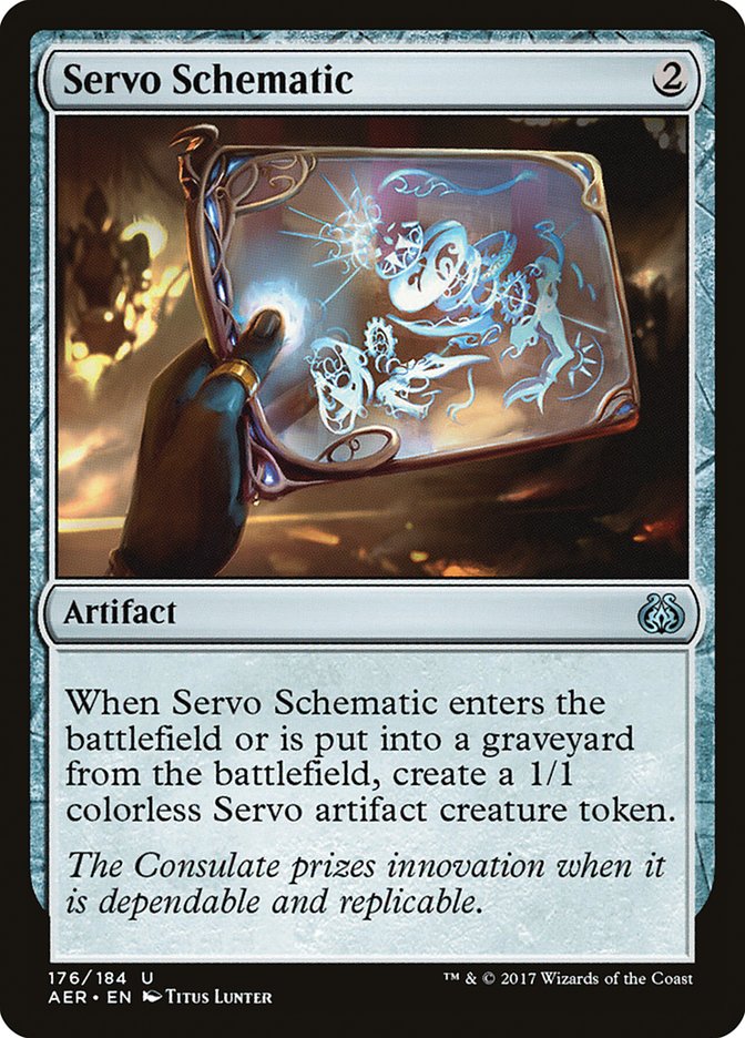 Servo Schematic [Aether Revolt] | Play N Trade Winnipeg