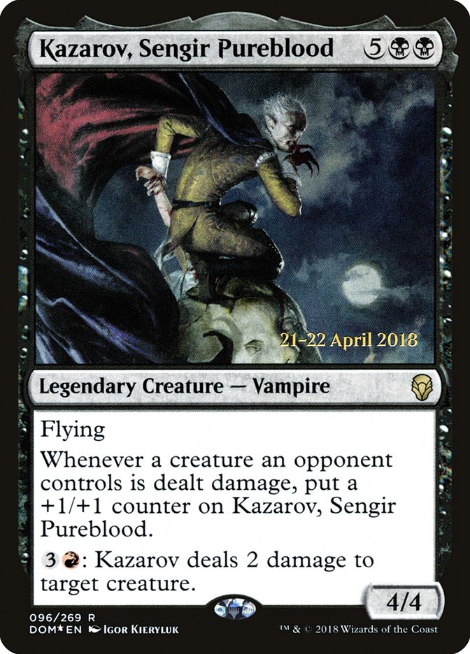 Kazarov, Sengir Pureblood  [Dominaria Prerelease Promos] | Play N Trade Winnipeg