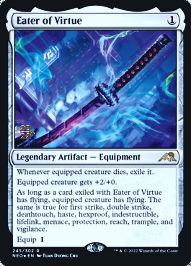 Eater of Virtue [Kamigawa: Neon Dynasty Prerelease Promos] | Play N Trade Winnipeg