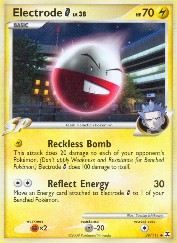 Electrode G (39/111) [Platinum: Rising Rivals] | Play N Trade Winnipeg