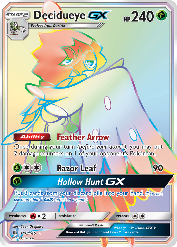 Decidueye GX (146/145) [Sun & Moon: Guardians Rising] | Play N Trade Winnipeg