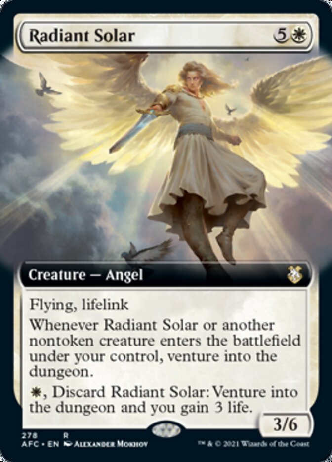 Radiant Solar (Extended) [Dungeons & Dragons: Adventures in the Forgotten Realms Commander] | Play N Trade Winnipeg