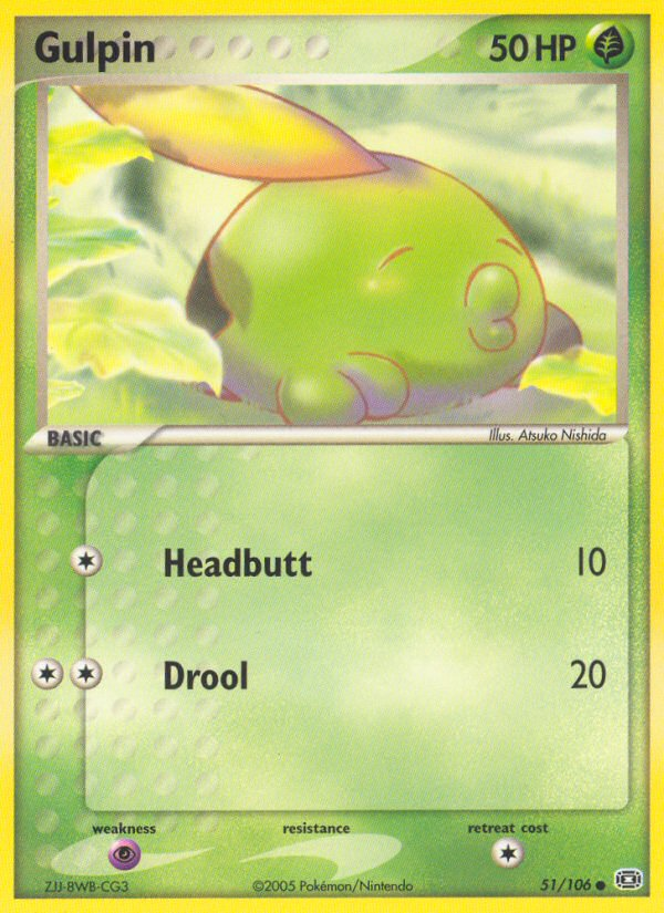 Gulpin (51/106) [EX: Emerald] | Play N Trade Winnipeg