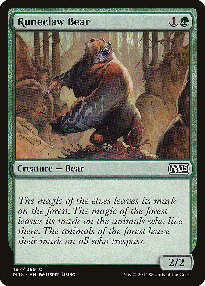 Runeclaw Bear [Magic 2015] | Play N Trade Winnipeg