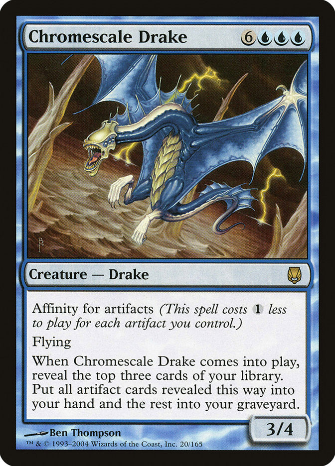 Chromescale Drake [Darksteel] | Play N Trade Winnipeg
