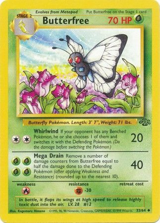 Butterfree (33/64) [Jungle Unlimited] | Play N Trade Winnipeg