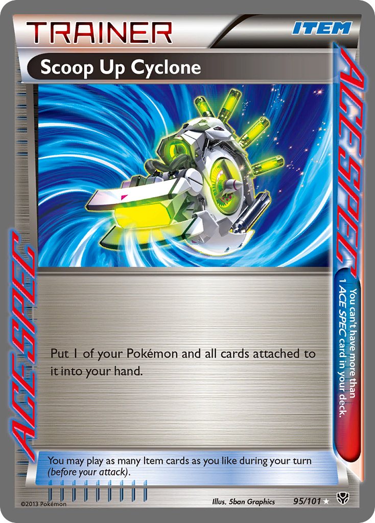 Scoop Up Cyclone (95/101) [Black & White: Plasma Blast] | Play N Trade Winnipeg