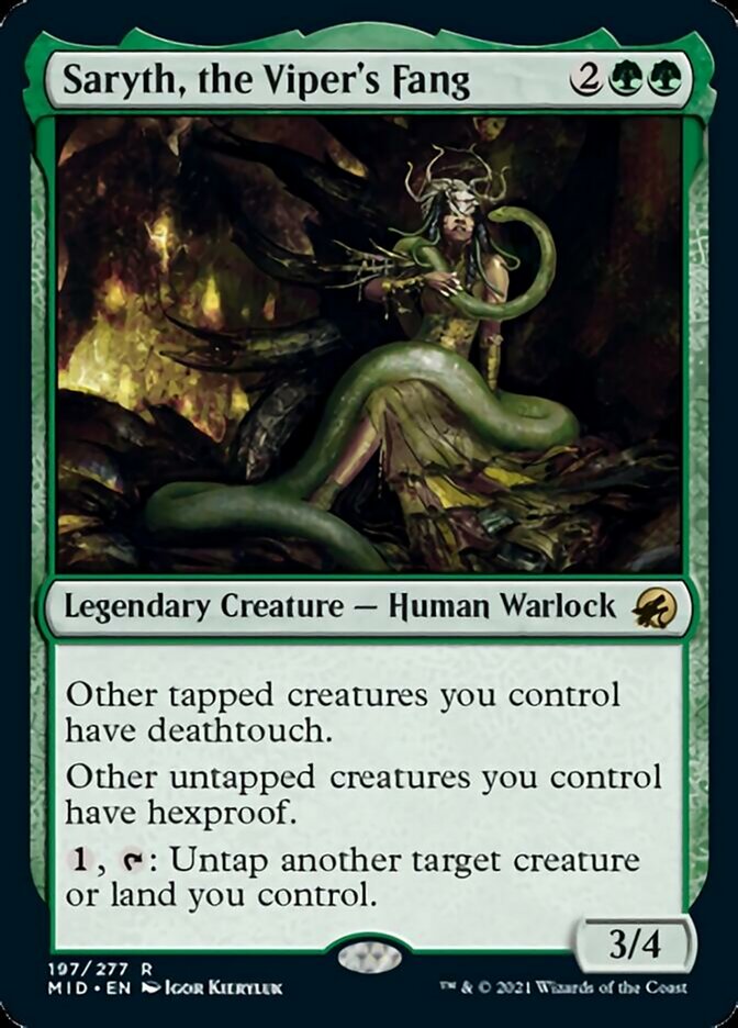 Saryth, the Viper's Fang [Innistrad: Midnight Hunt] | Play N Trade Winnipeg