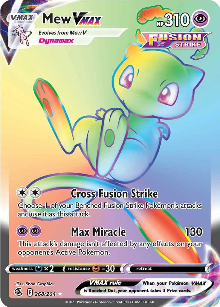 Mew VMAX (268/264) [Sword & Shield: Fusion Strike] | Play N Trade Winnipeg