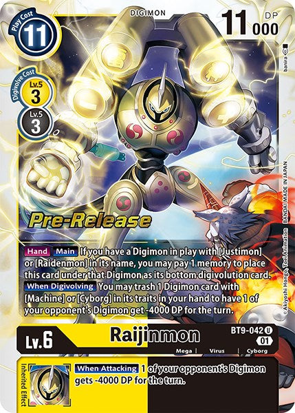 Raijinmon [BT9-042] [X Record Pre-Release Promos] | Play N Trade Winnipeg