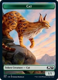 Cat (020) // Dog Double-sided Token [Core Set 2021 Tokens] | Play N Trade Winnipeg