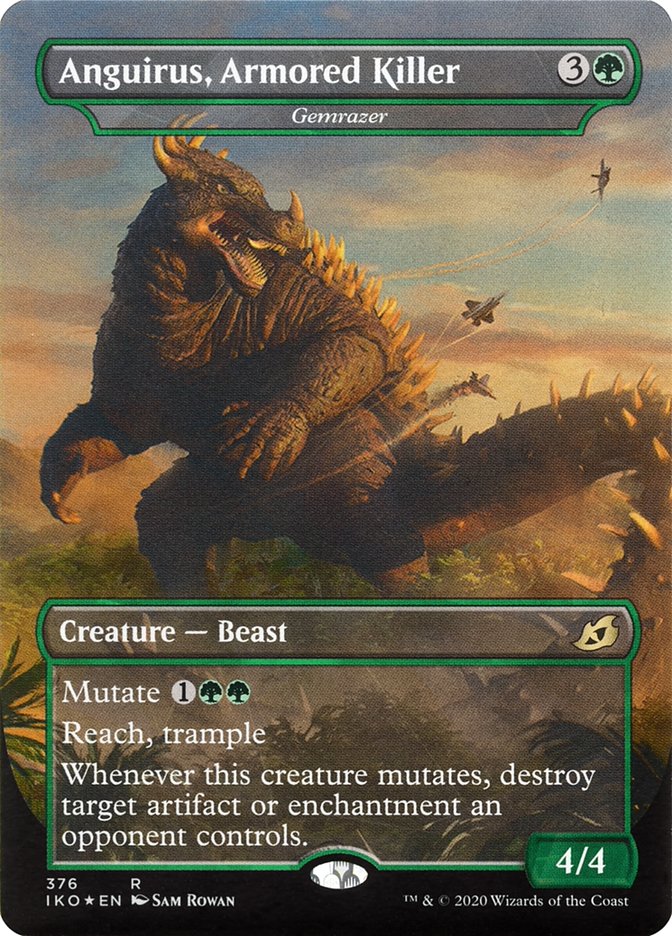 Gemrazer - Anguirus, Armored Killer (Extended Art) [Ikoria: Lair of Behemoths] | Play N Trade Winnipeg