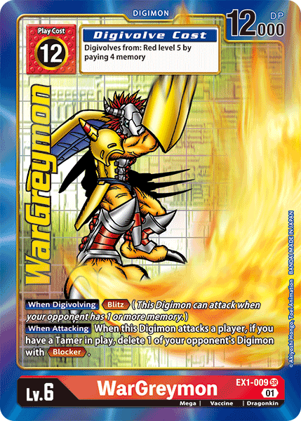 WarGreymon [EX1-009] (Alternate Art) [Classic Collection] | Play N Trade Winnipeg