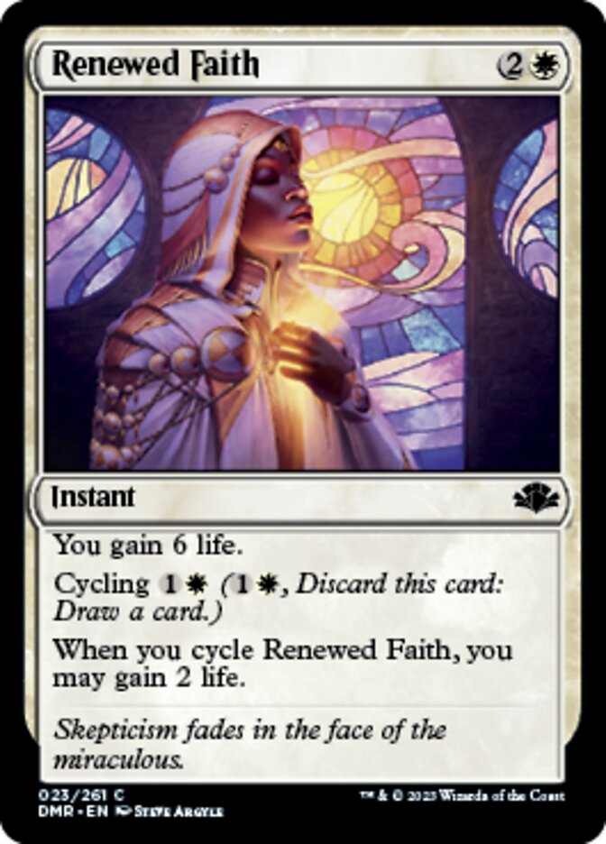 Renewed Faith [Dominaria Remastered] | Play N Trade Winnipeg