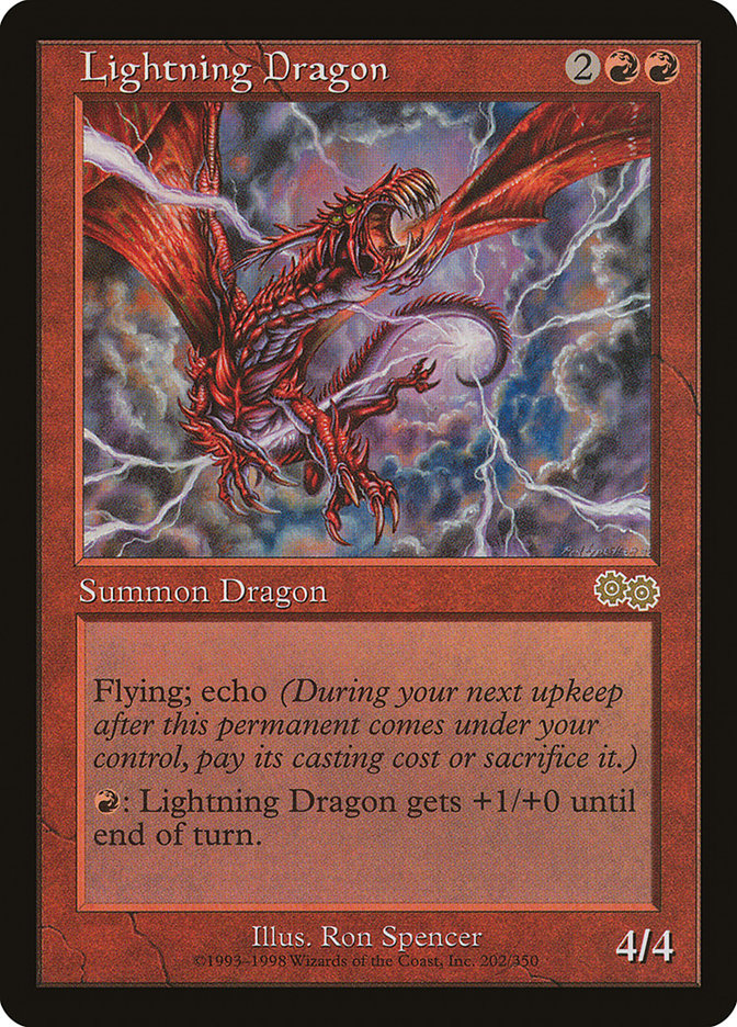 Lightning Dragon [Urza's Saga] | Play N Trade Winnipeg